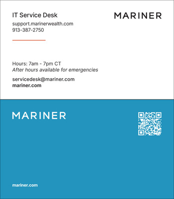Image of IT Service Desk Business Card